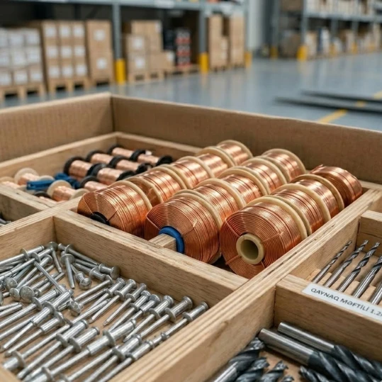 High-quality industrial fasteners, drill bits, and welding consumables supplied by Omnisolid Azerbaijan.