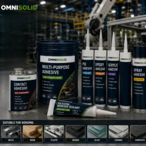 Heavy-duty industrial adhesives for construction and manufacturing bonding.