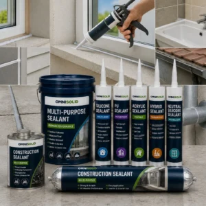 Industrial-grade sealants used for heavy-duty construction joints and pipeline waterproofing.