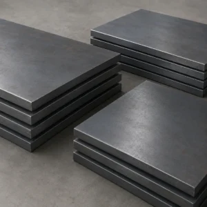 High-performance industrial steel plates supporting machinery in a manufacturing facility.